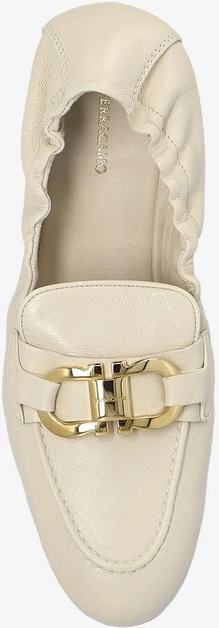 Jodie Elasticated Leather Loafers - Image 3