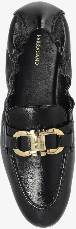 Jodie Elasticated Leather Loafers - Image 3