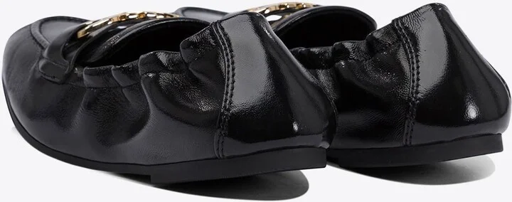 Jodie Elasticated Loafers in Leather - Image 3