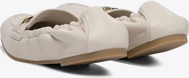 Jodie Elasticated Loafers in Leather - Image 3