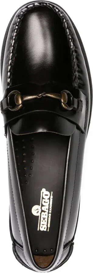 Joe decorative-plaque leather loafers - Image 4