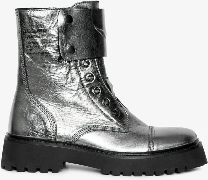 Joe Fast Vintage Metal Ankle Boots