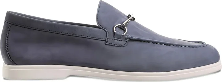 Joe horsebit-detail suede loafers