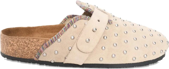 Joe stud-embellished slip-on mules