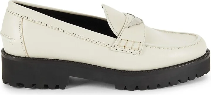 Joecassin Logo Leather Loafers