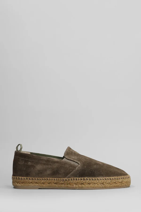 Joel T-186 Espadrilles In Brown Suede