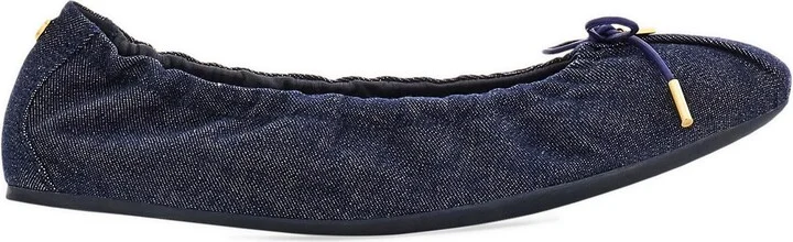 Joelle Denim Ballet Flat - Image 3