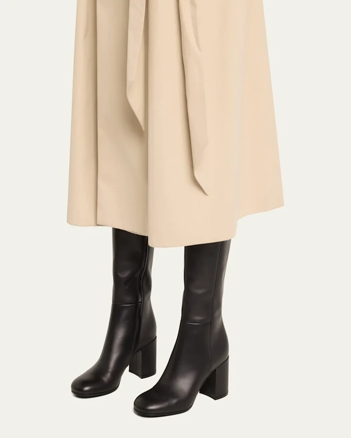 Joelle Leather Knee Boots - Image 3