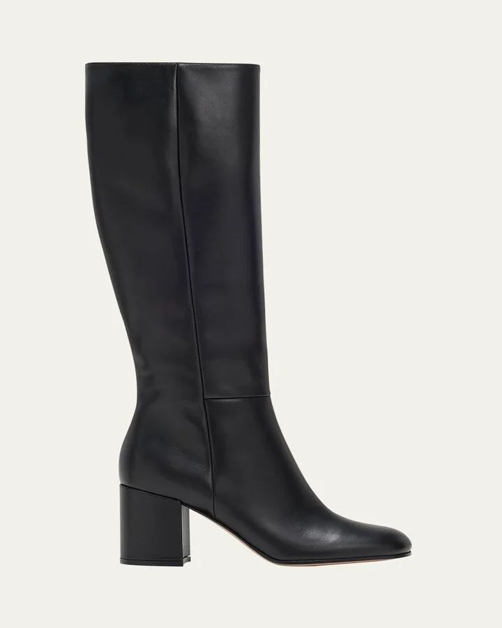 Joelle Leather Knee Boots