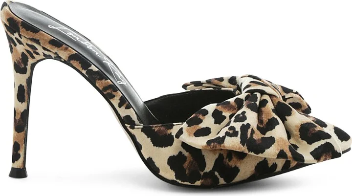 Joelle Leopard Bow Mule Pump - Image 4