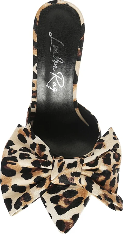 Joelle Leopard Bow Mule Pump - Image 5