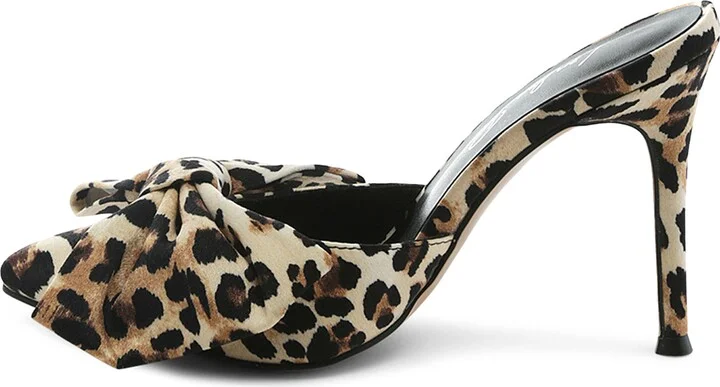 Joelle Leopard Bow Mule Pump - Image 8