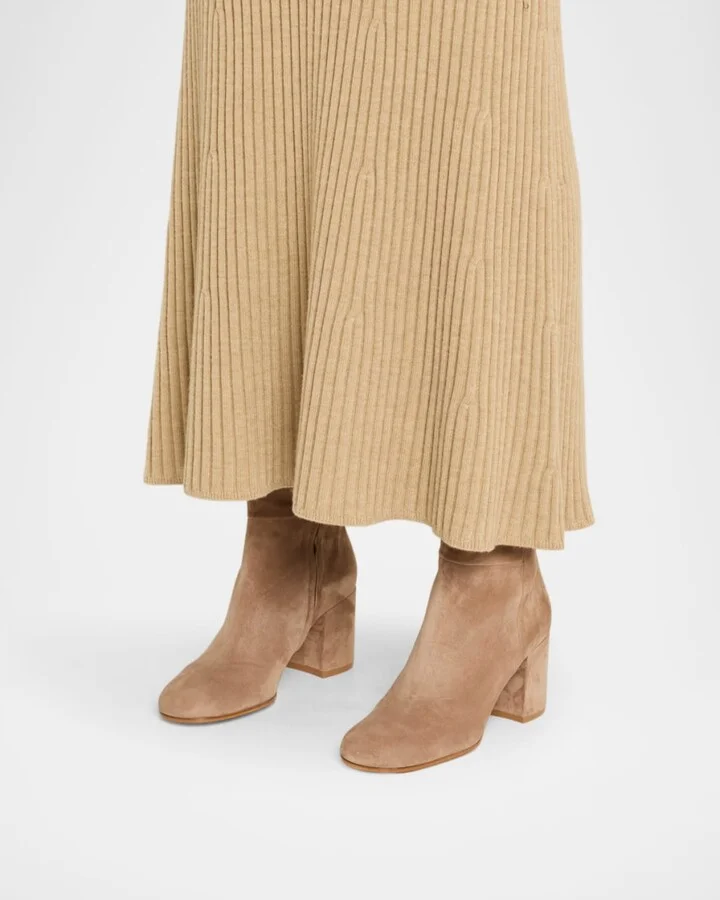 Joelle Suede Knee Boots - Image 5