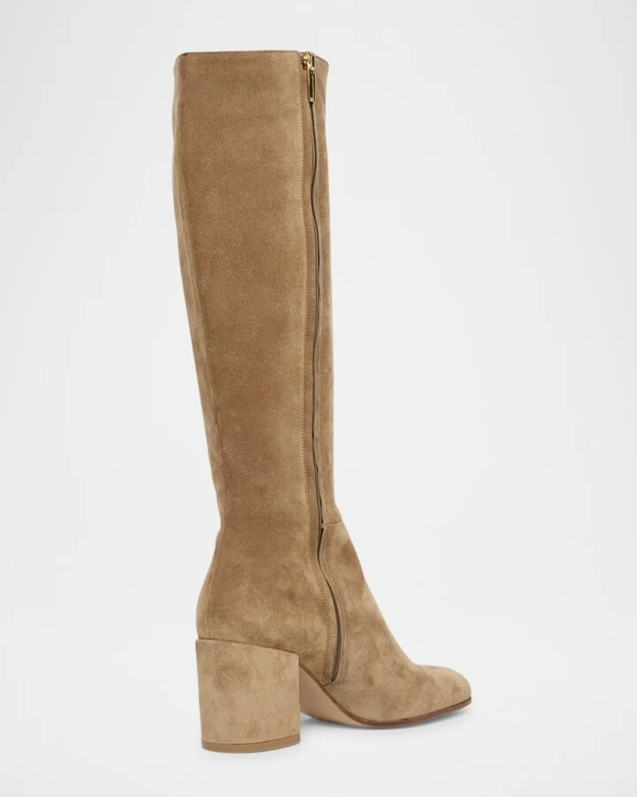 Joelle Suede Knee Boots - Image 7