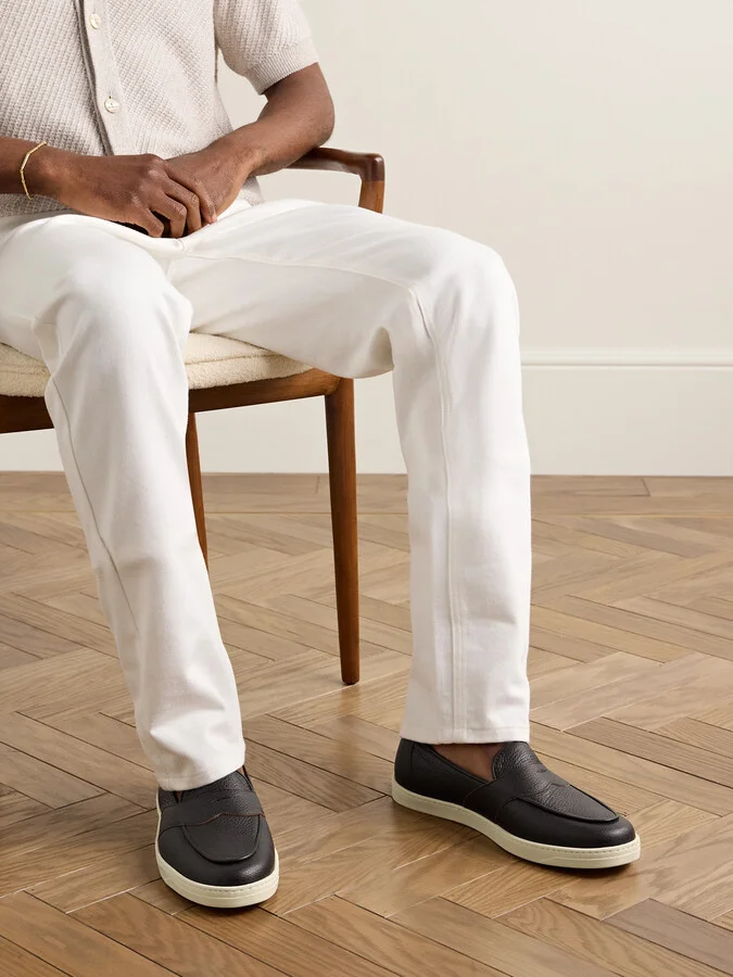 Joey Full-Grain Leather Penny Loafers - Image 2
