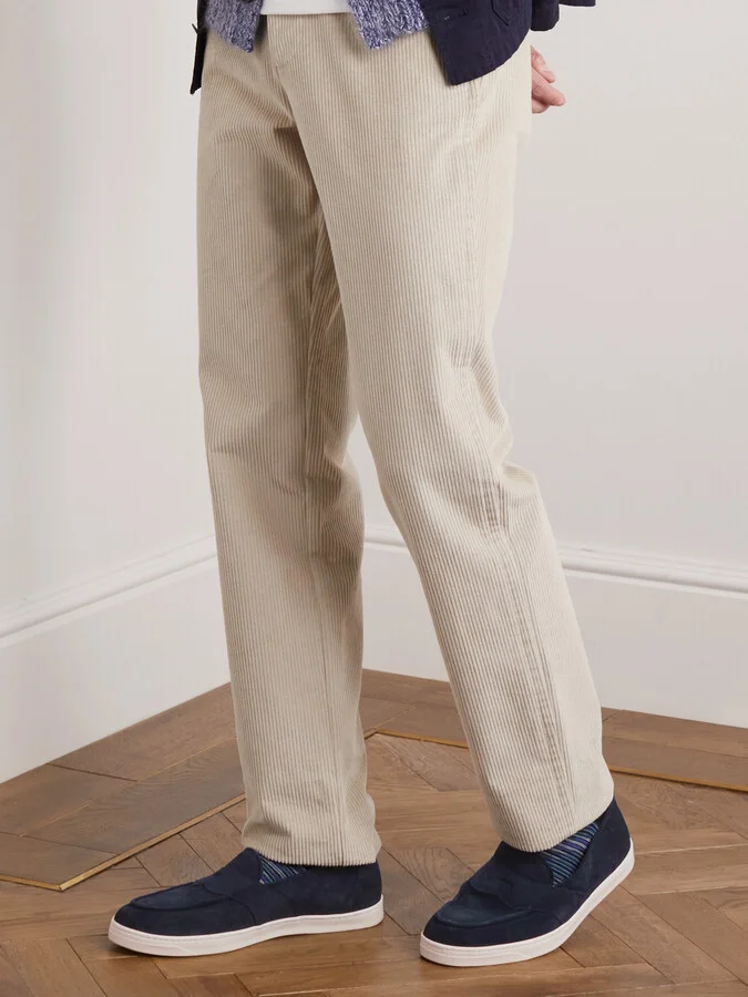Joey Full-Grain Suede Penny Loafers - Image 2