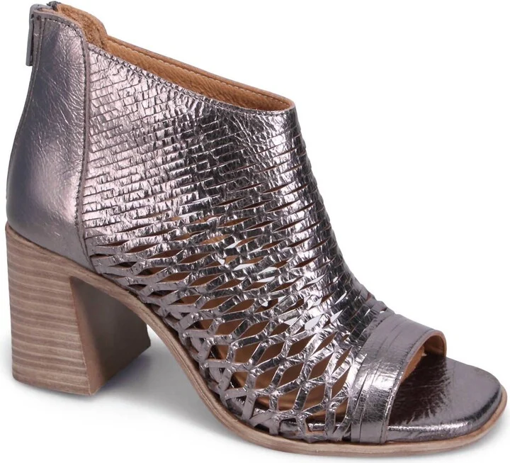 Joey Heeled Sandal In Pewter