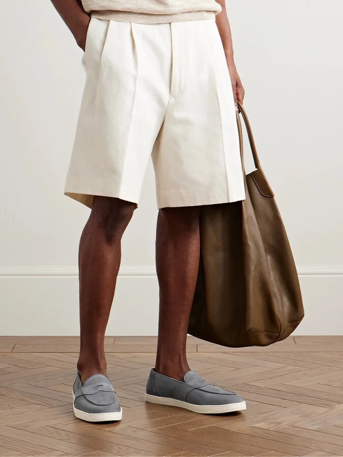 Joey Nubuck Penny Loafers - Image 2