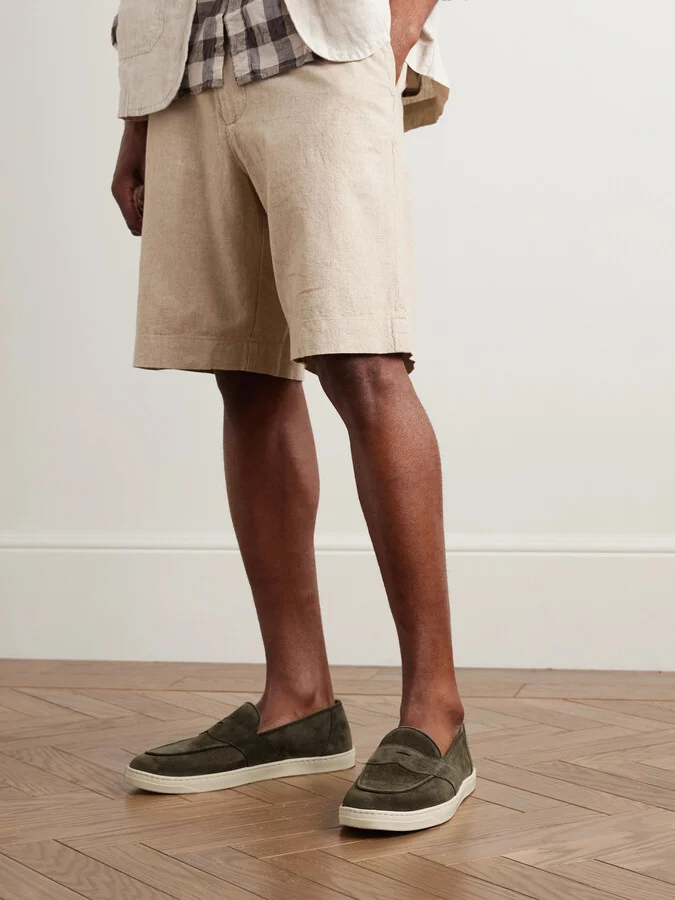 Joey Suede Penny Loafers - Image 2