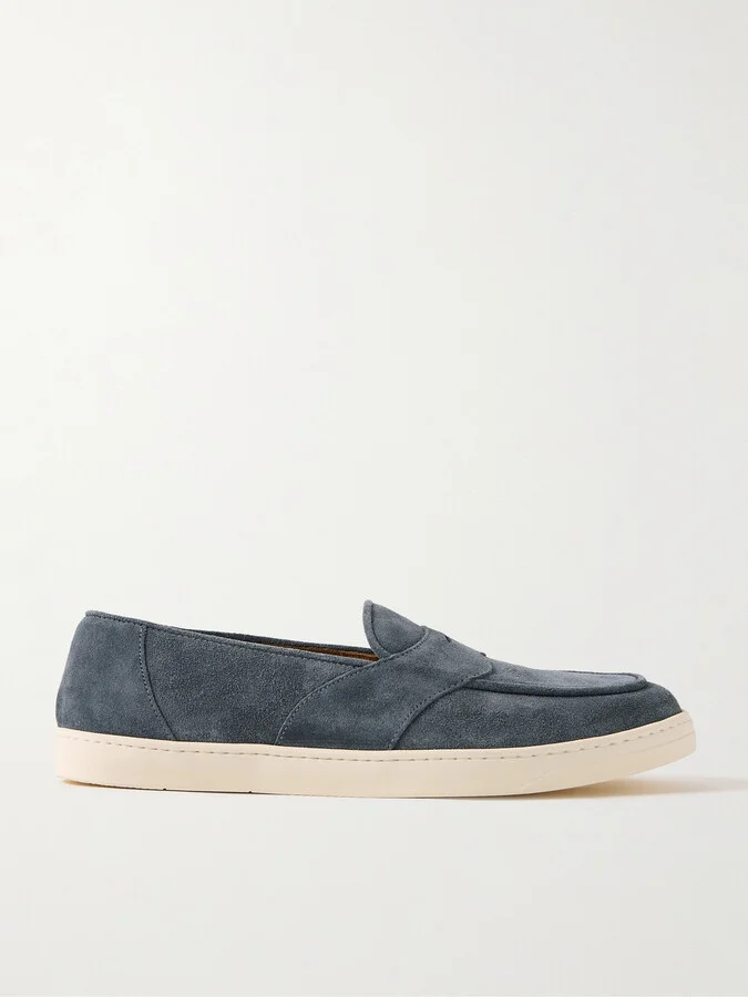 Joey Suede Penny Loafers