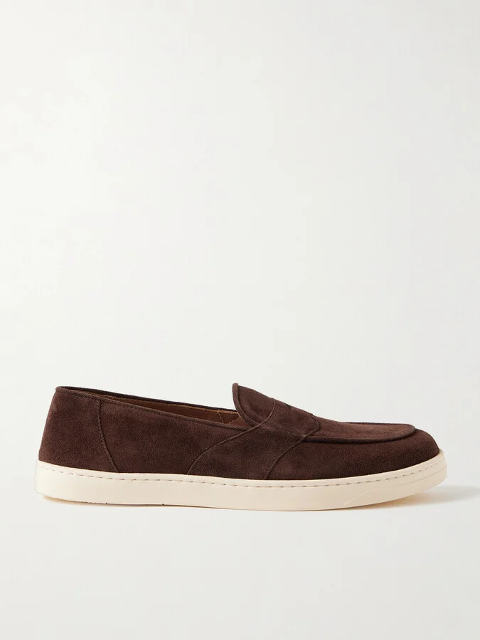 Joey Suede Penny Loafers