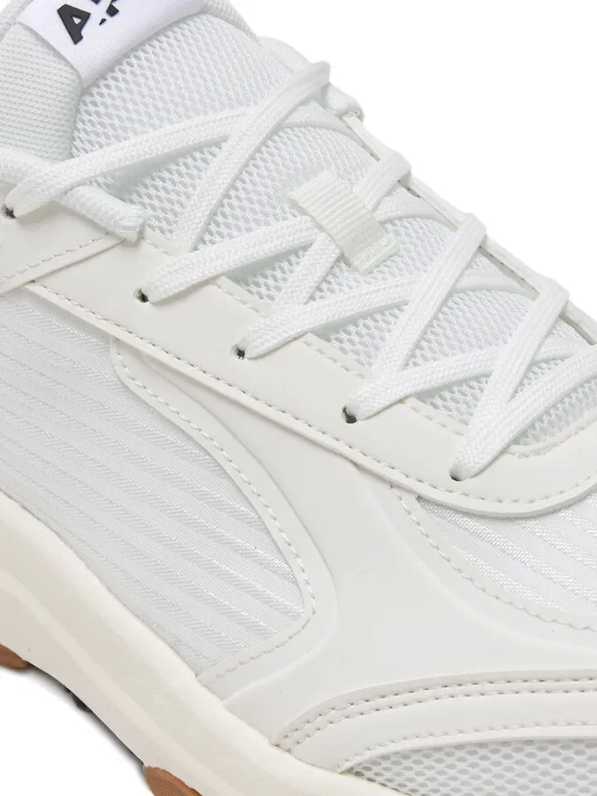 Jogger textured lace-up sneakers - Image 3