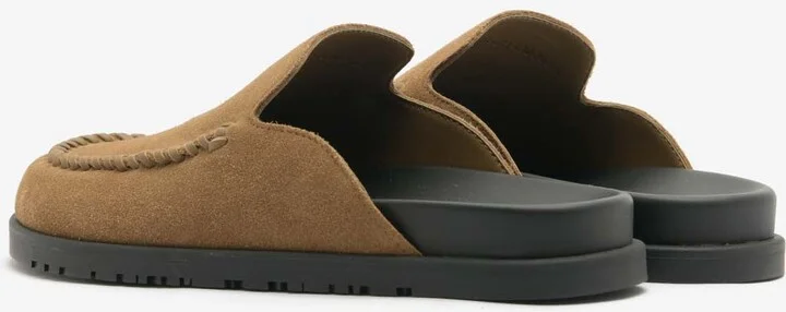 Johan Mules in Brun Fume Suede - Image 2