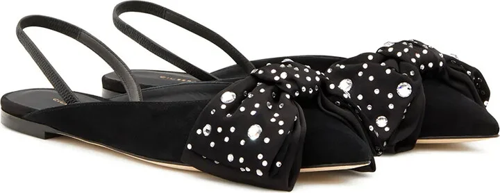 Johanna bow detail ballerina shoes - Image 2