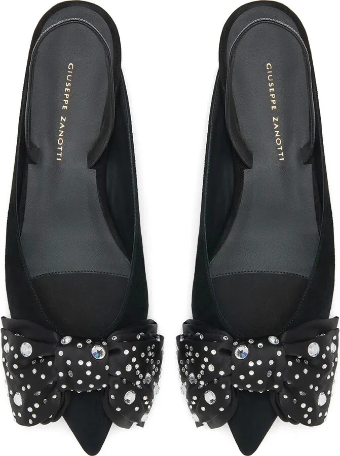 Johanna bow detail ballerina shoes - Image 4