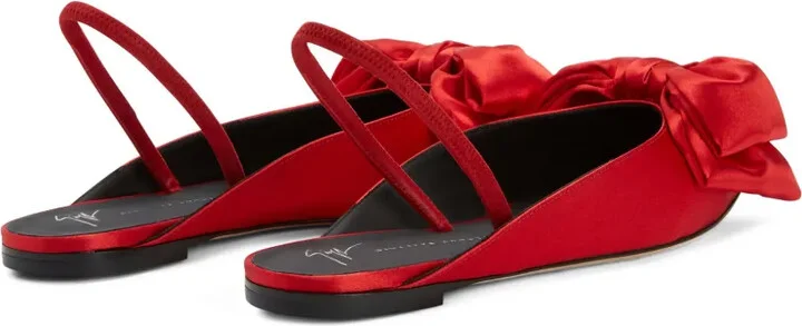 Johanna bow-detail ballerina shoes - Image 3