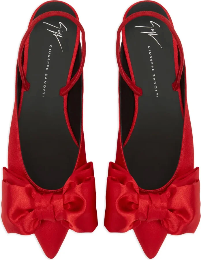 Johanna bow-detail ballerina shoes - Image 4
