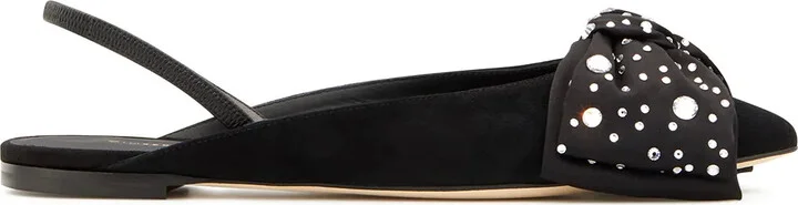 Johanna bow detail ballerina shoes