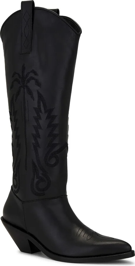 Johanna Ortiz Black Journey To The East Leather Boots in Black - Image 2