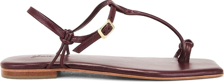 Johanna Ortiz Charted Dream Flats in Wine
