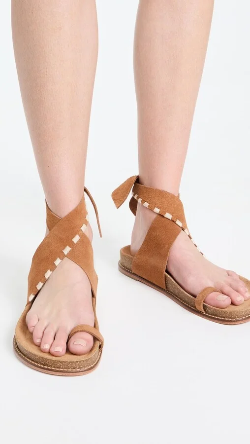 Johanna Ortiz Cinnamon/Ecru Song Leader Sandals - Image 2