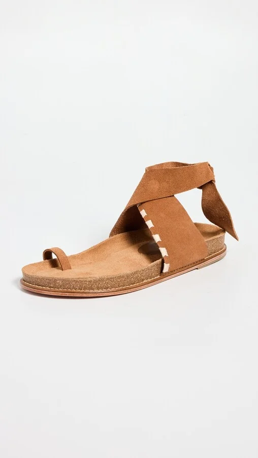 Johanna Ortiz Cinnamon/Ecru Song Leader Sandals - Image 4