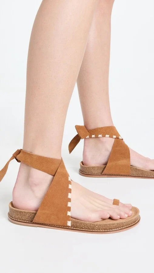 Johanna Ortiz Cinnamon/Ecru Song Leader Sandals - Image 5