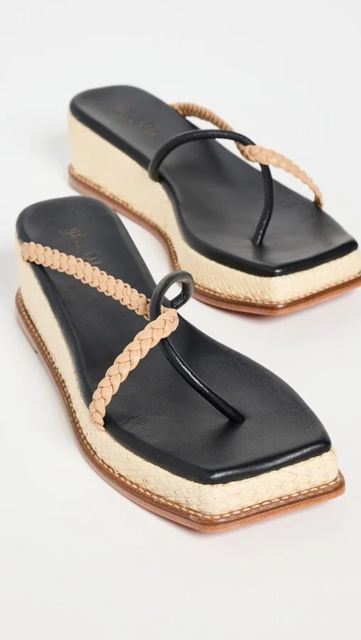Johanna Ortiz Cow Leather Wedges - Image 5