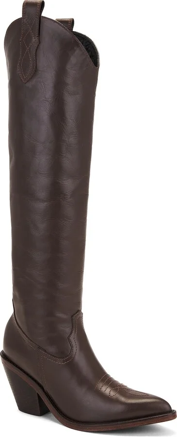 Johanna Ortiz Midnight Chocolate Fertile Crescent Leather Boots in Chocolate - Image 2