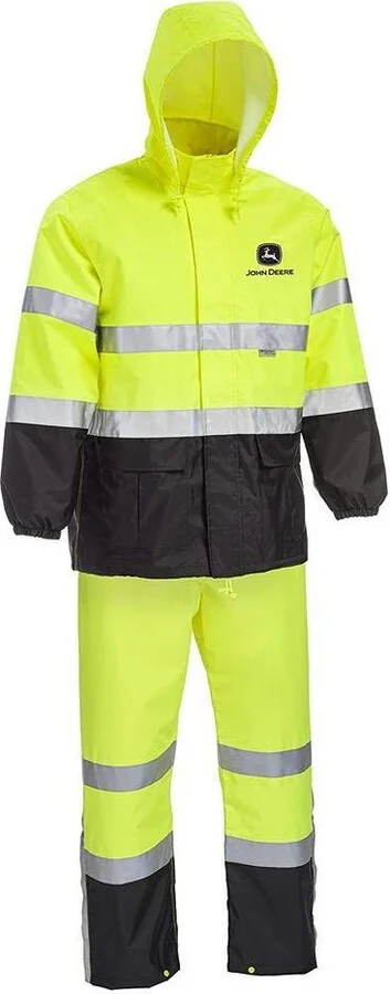 John Deere Bis's Visibilty High Visibility Rain Suit