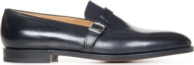 John Lobb Buckle Detailed Slip-On Loafers