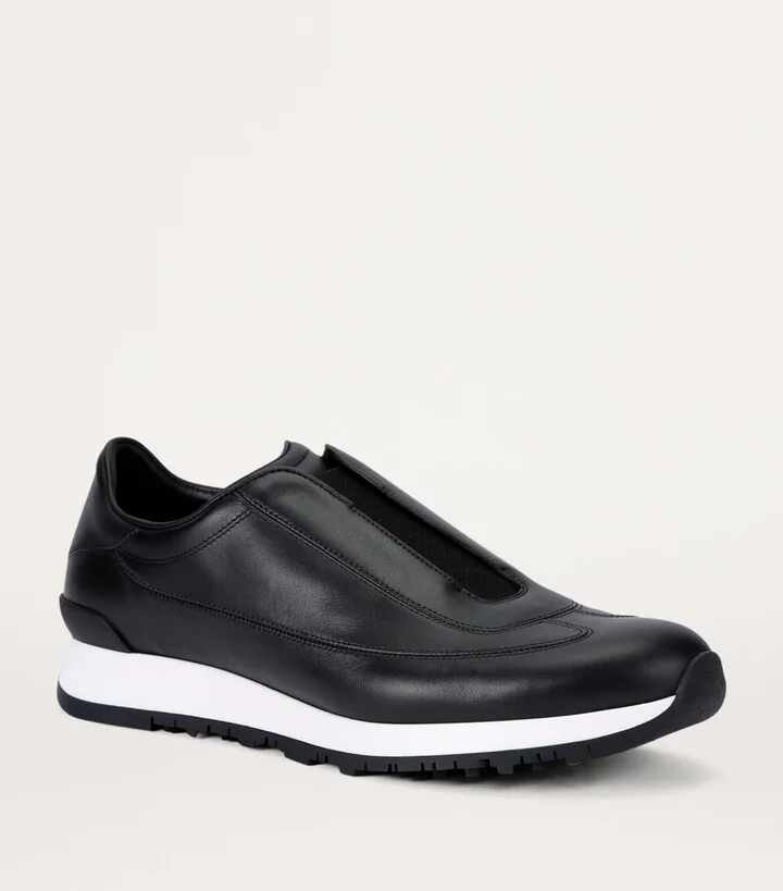 John Lobb Leather Lift Slip-On Sneakers - Image 3