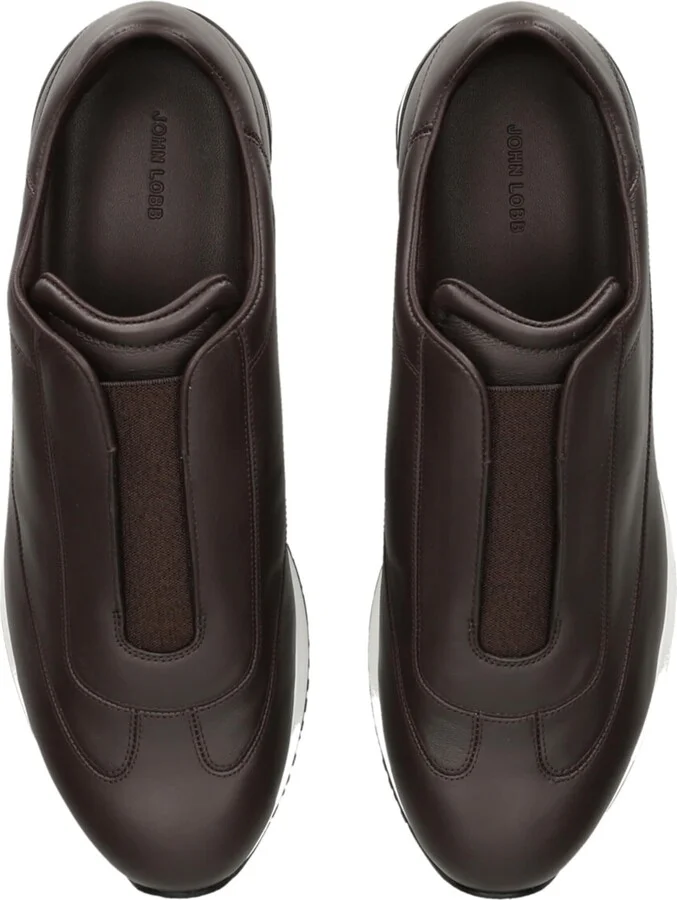John Lobb Leather Lift Slip-On Sneakers - Image 4