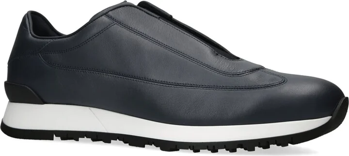 John Lobb Leather Lift Slip-On Sneakers - Image 3