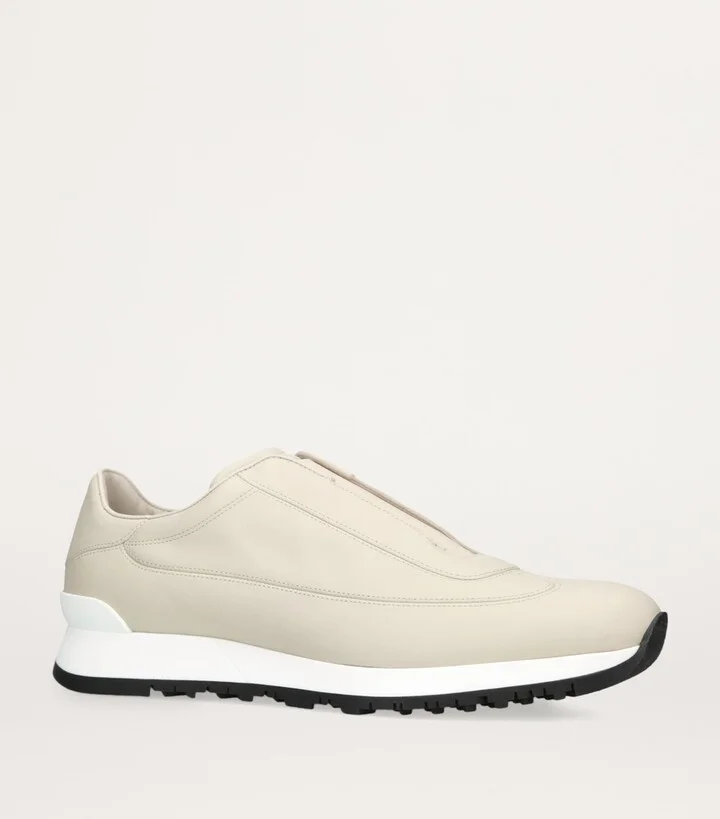 John Lobb Leather Lift Slip-On Sneakers - Image 3