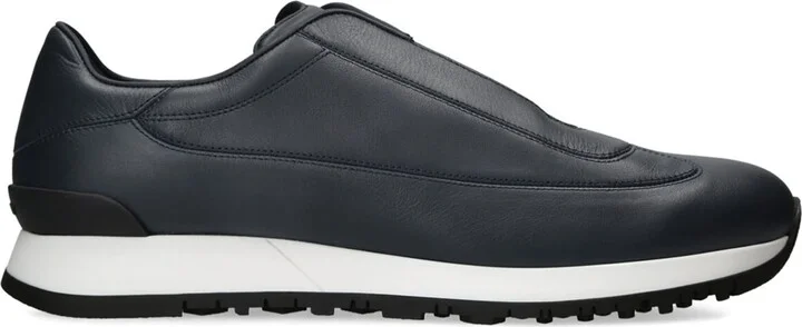 John Lobb Leather Lift Slip-On Sneakers