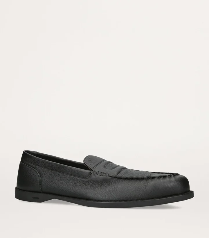 John Lobb Leather Pace Loafers - Image 4