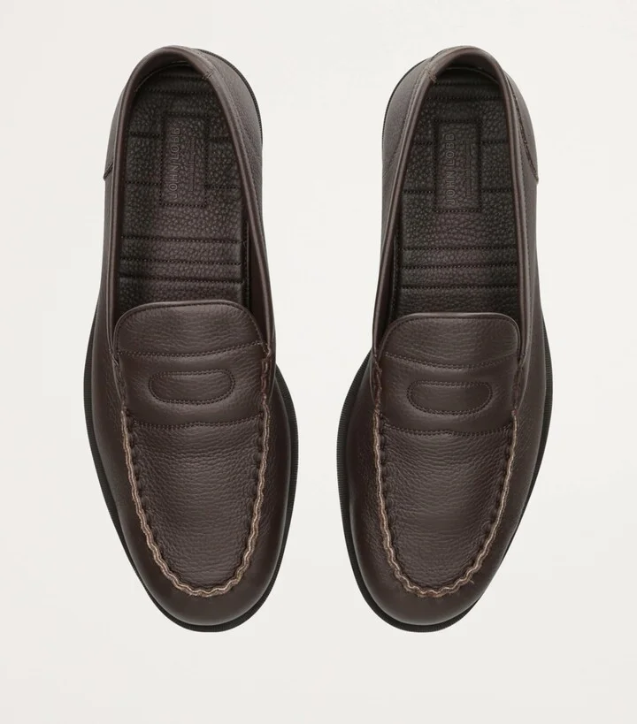 John Lobb Leather Pace Loafers - Image 5