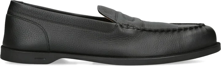 John Lobb Leather Pace Loafers