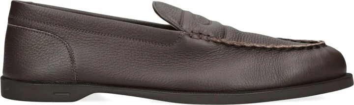 John Lobb Leather Pace Loafers